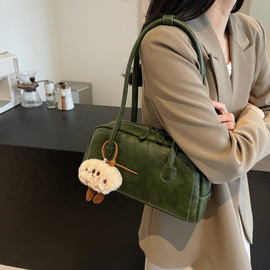 Women's Korean Trendy Portable Bowling Fashionable Pillow Shoulder Bags