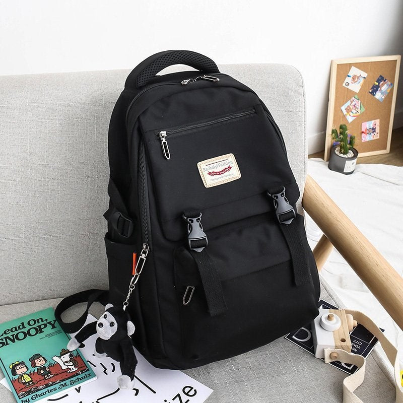 Men's French Large Capacity Female Junior High Backpacks