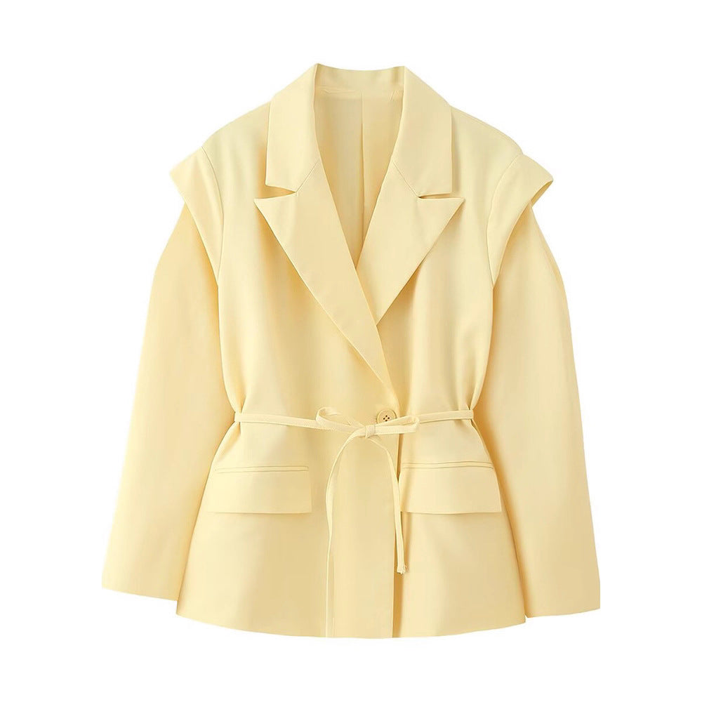 Women's Graceful Fashionable Design Loose Easy Matching Waisted Clothing