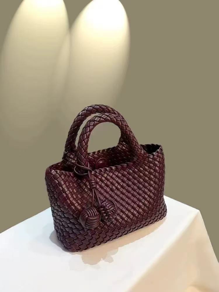 Women's Cute Woven Simple Personality Vegetable Basket Handbags