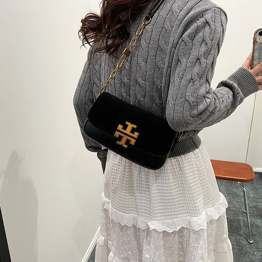Women's Niche Winter Fashion Underarm Portable Shoulder Bags