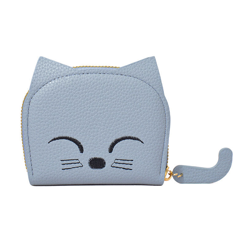 Women's Cat Cute Multiple Slots Advanced Cartoon Ladies Wallets