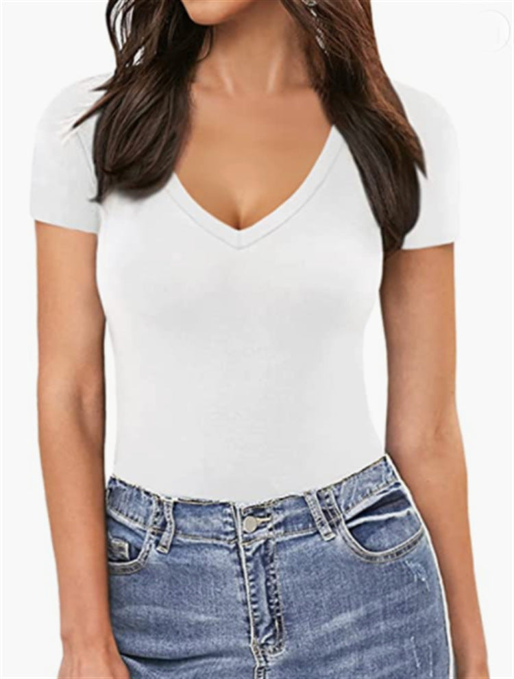 Stylish Sleeve Solid Color Slim Fit Shorts