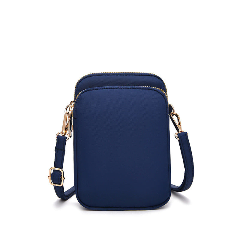 Women's Nylon Mobile Lightweight Fashion Mini Vertical Phone Bags