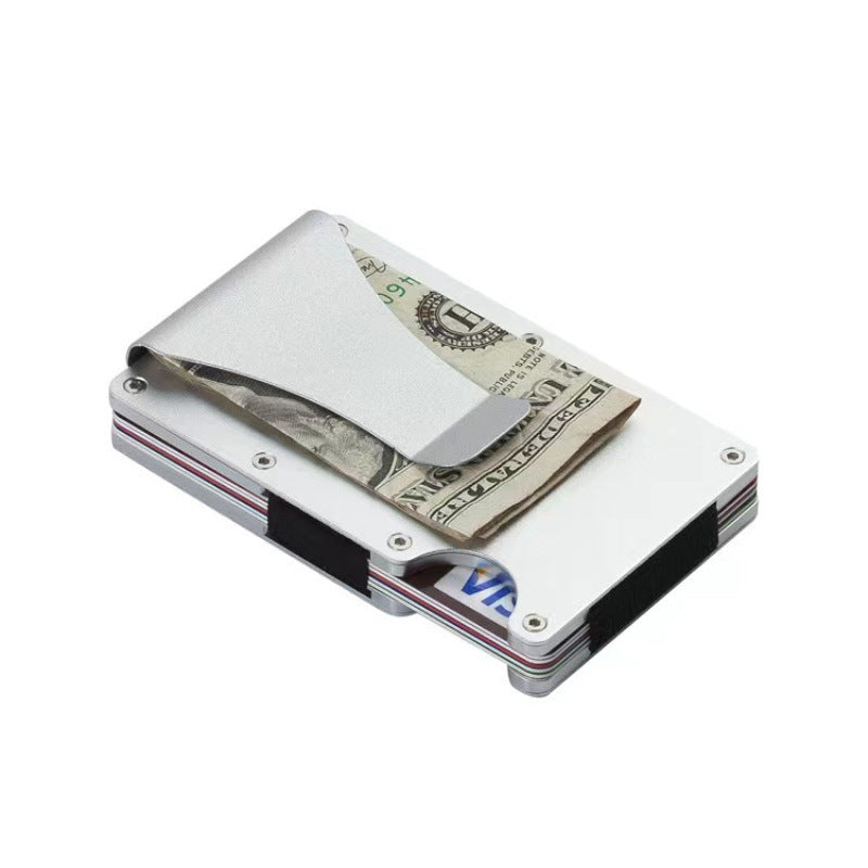 Elegant Credit Box Aluminum Alloy Metal Card Holder