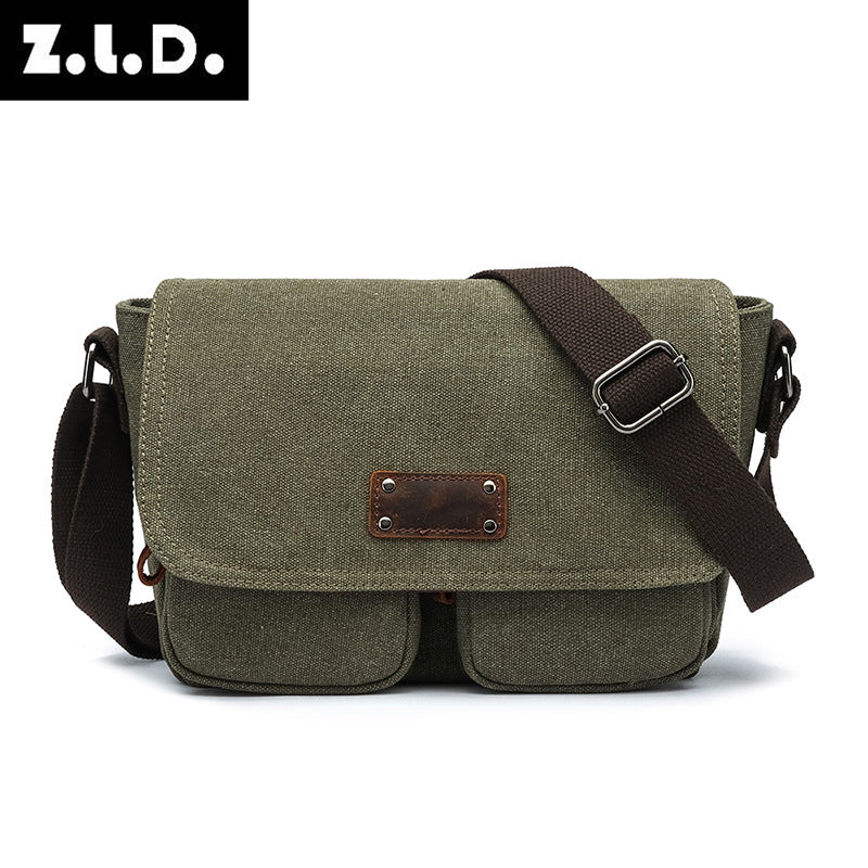 Men's Canvas Portable Household Street Tide Men's Messenger Bags