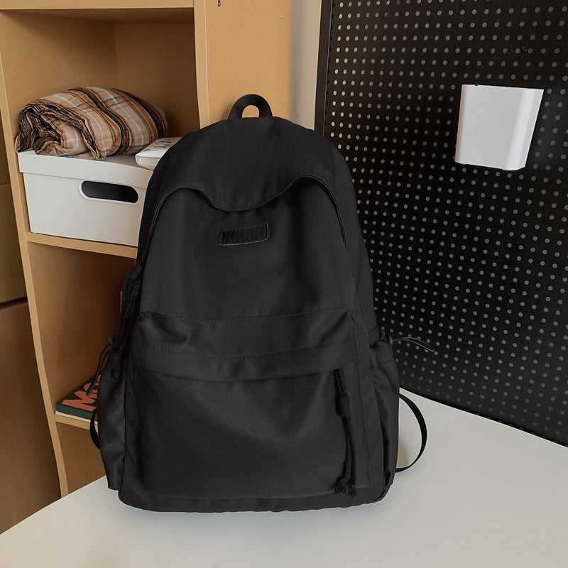 College Artistic Style Large Capacity White Backpacks