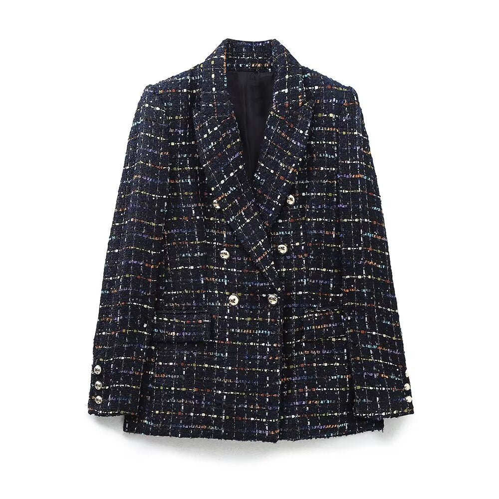 Women's Fashion Commuter Casual Loose Black Color Blazers