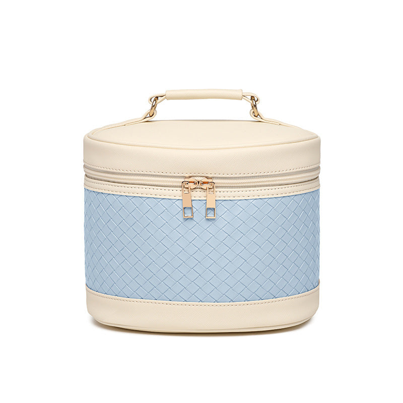 Portable Cosmetics Storage Plaid Waterproof Toiletry Cosmetic Bags
