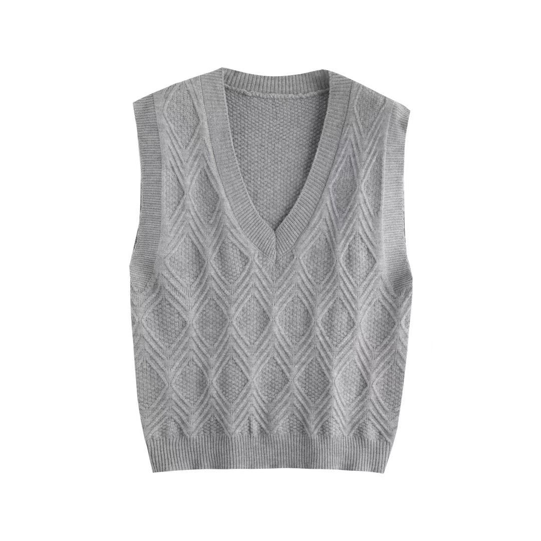 Women's Bandage Dress Simple Casual Loose-fitting Sleeveless Shirt Outer Women's Vest