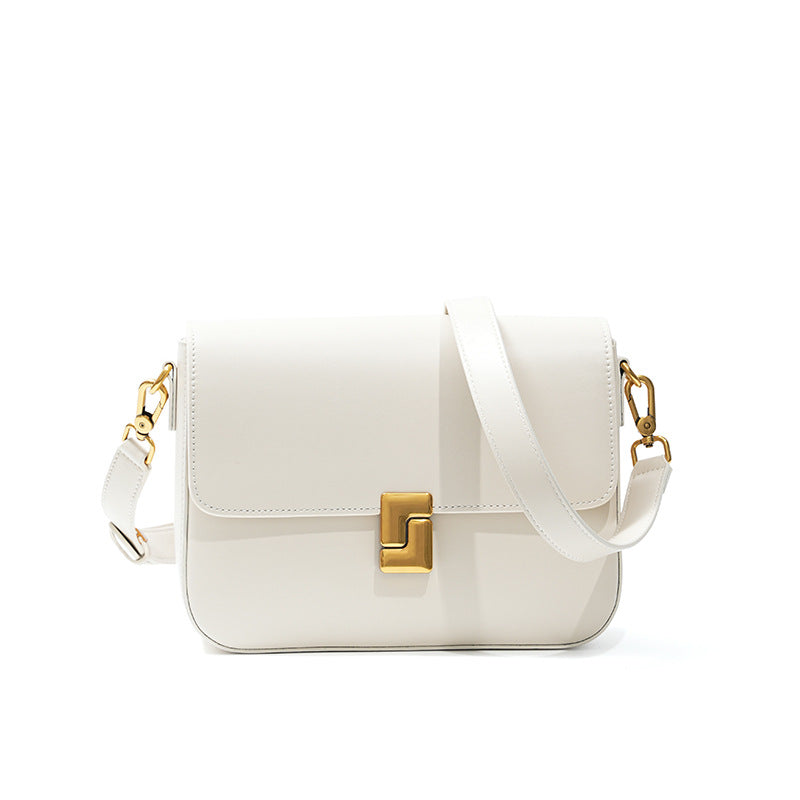 Graceful Women's Leather High-grade Genuine Underarm Small Square Bags