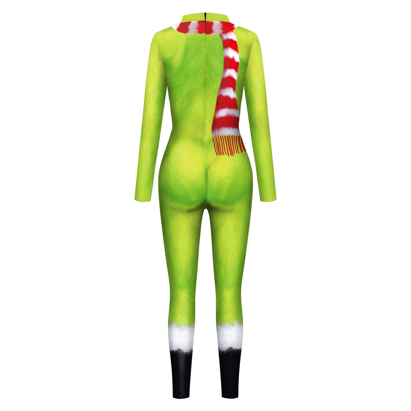 Christmas Grinch Outfit Stage Clothes Digital Printing Tight Clothing