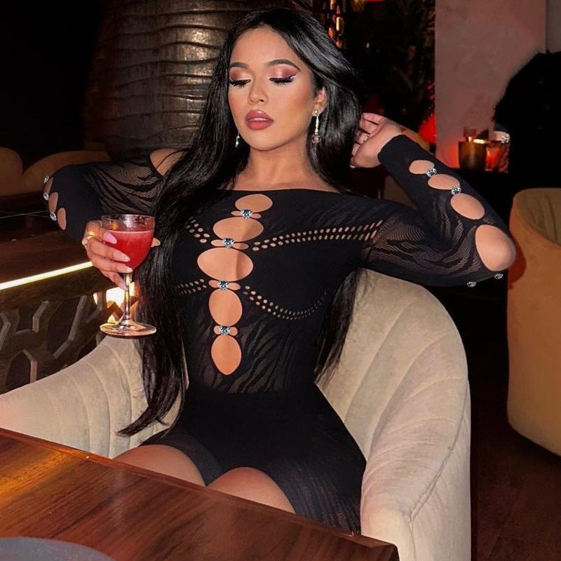 Women's Autumn Long Sleeve Sexy Fashion Outer Women's Jumpsuit/clothing