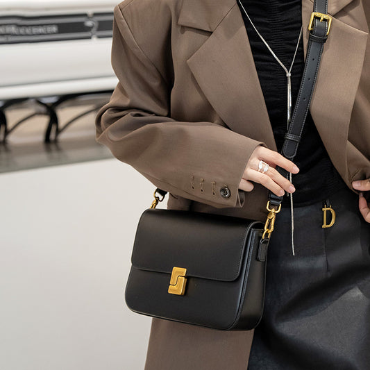Women's Leather Pouch Korean Underarm Fashion High-grade Armpit Bags