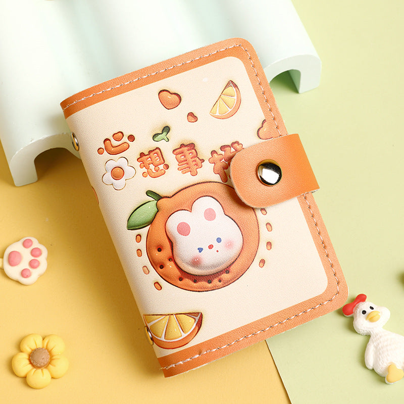 Mary Cartoon Cute Large Capacity Multiple Slots Card Holder