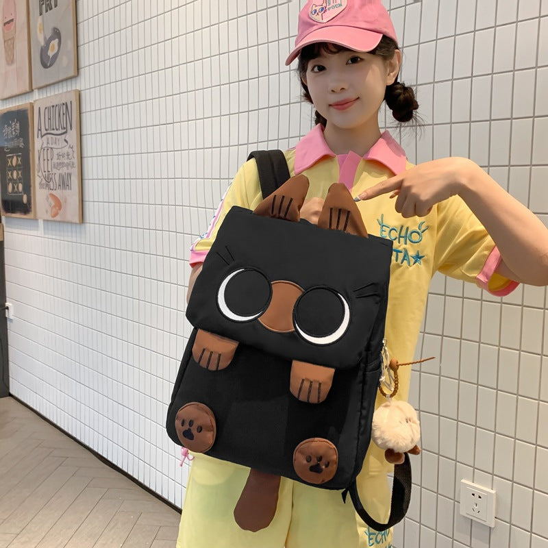 Kitten Personality Versatile Large Capacity Korean Backpacks