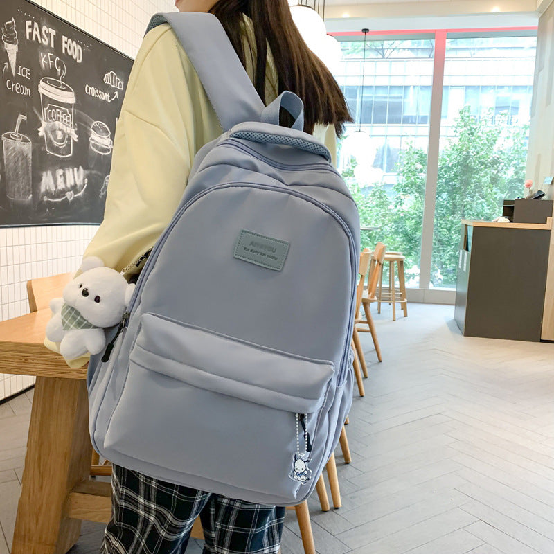 Female Junior High College Large Capacity Middle School Students' Schoolbags