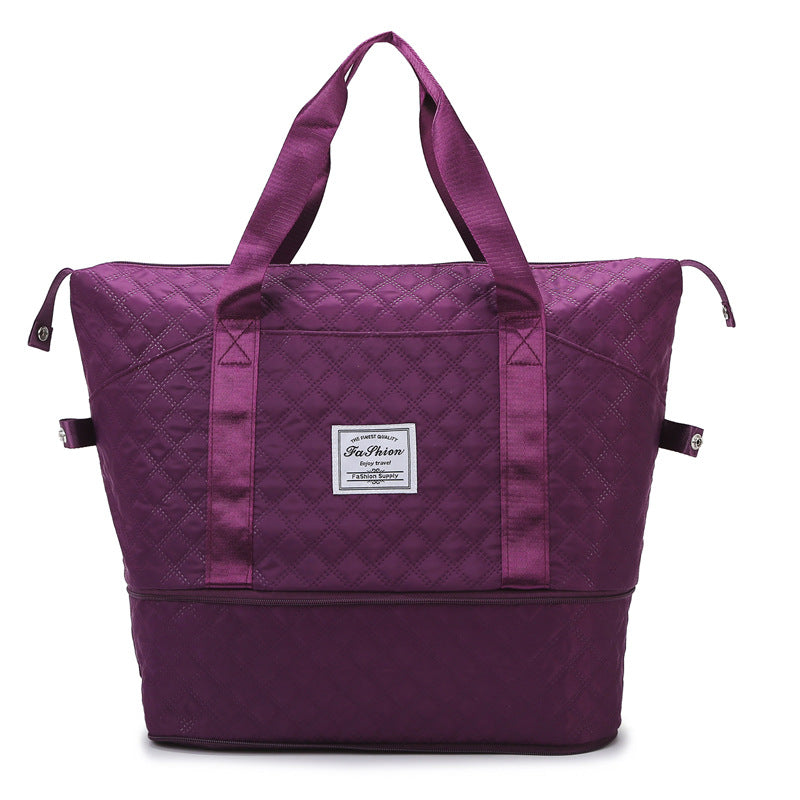 Dry Wet Separation Rhombus Pending Portable Pouch Bags