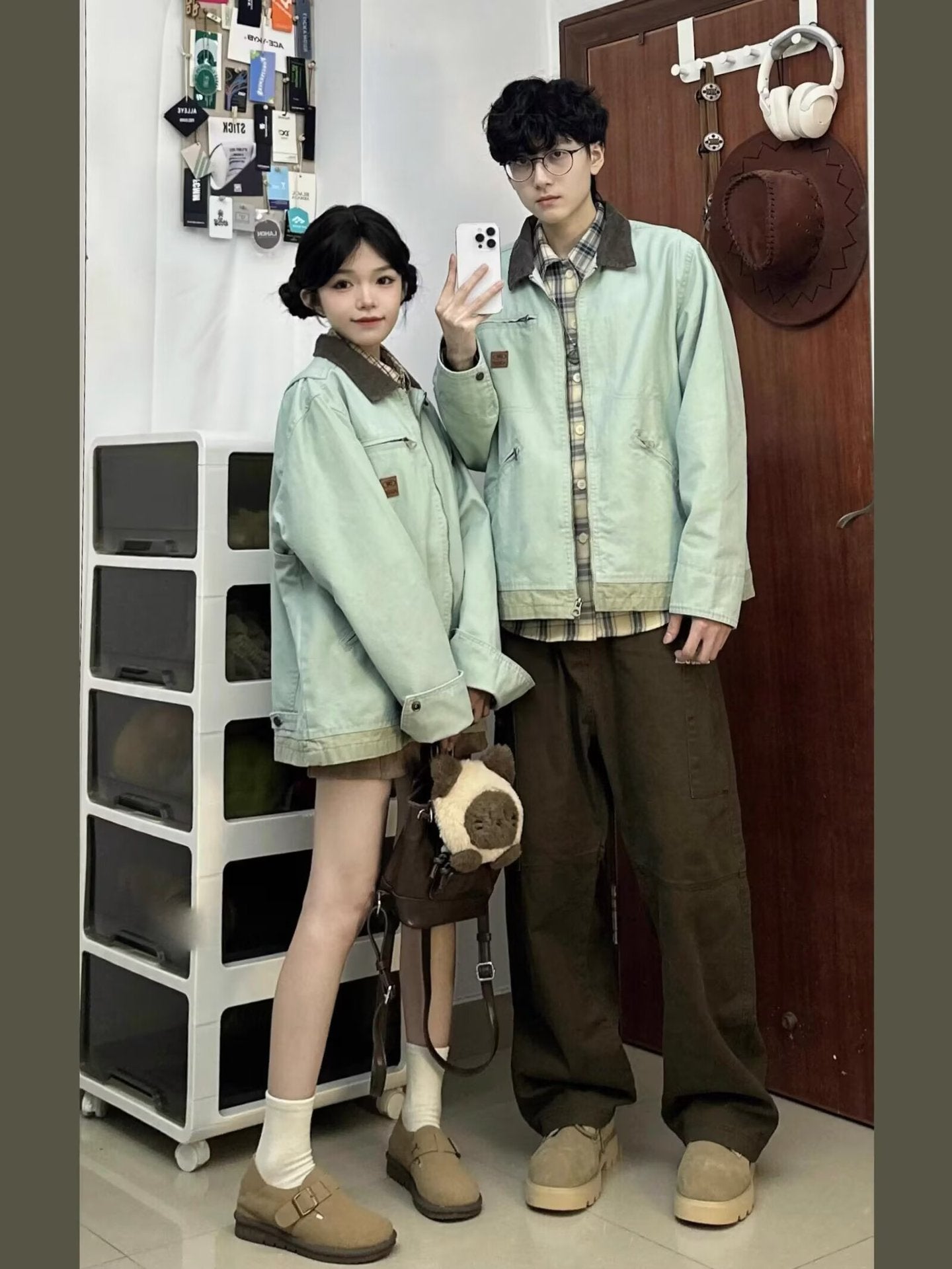 Women's Contrast Color Lapels Style Retro Easy Jackets