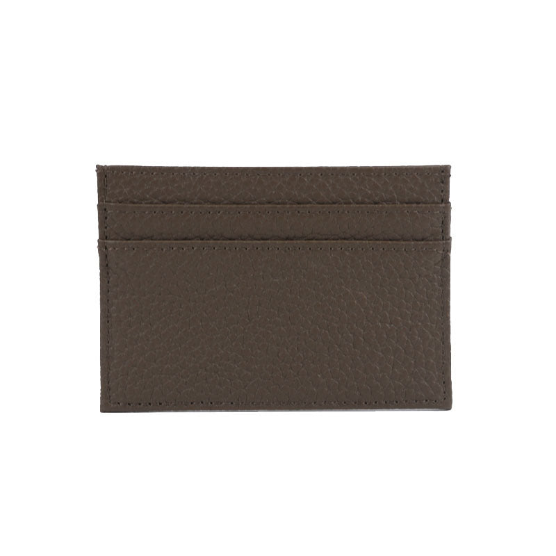 Fashion Simple First Layer Cowhide Bank Certificate Card Holder