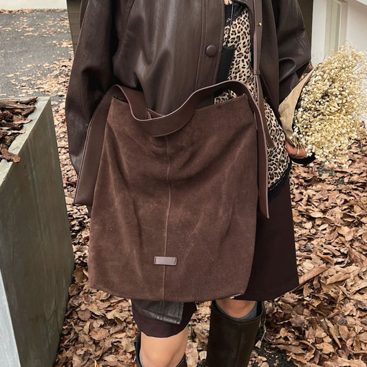 Are Niche Suede Large Ear Hanging Super Soft Tote Bags