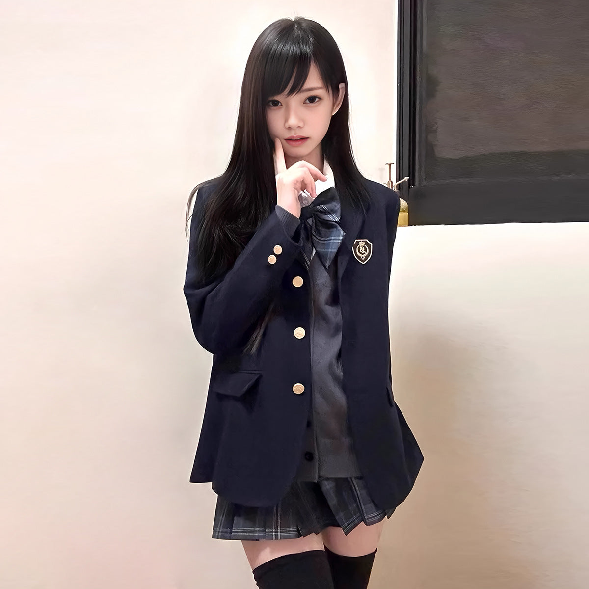 Pretty Unique College Style Easy Matching Small Suit