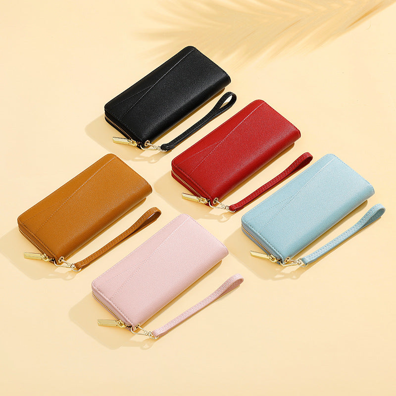 Women's Capacity Long Fashion Niche Clutch Credentials Ladies Wallets