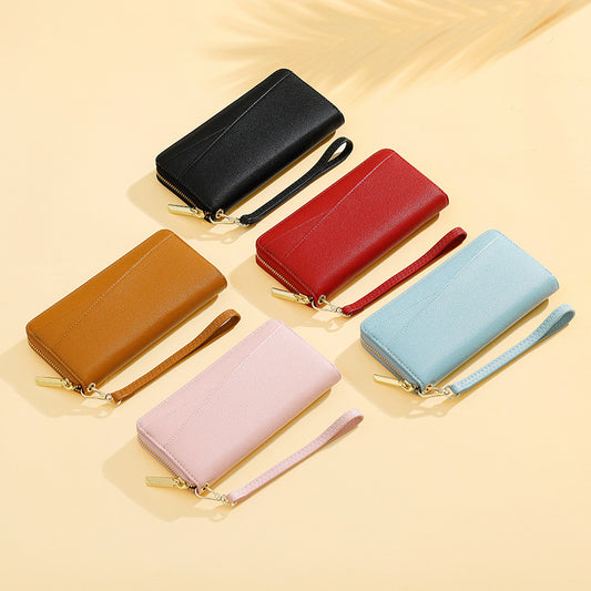 Women's Capacity Long Fashion Niche Clutch Credentials Ladies Wallets