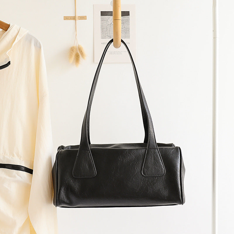 Women's Style Large Capacity Zipper Niche Fashionable Handbags