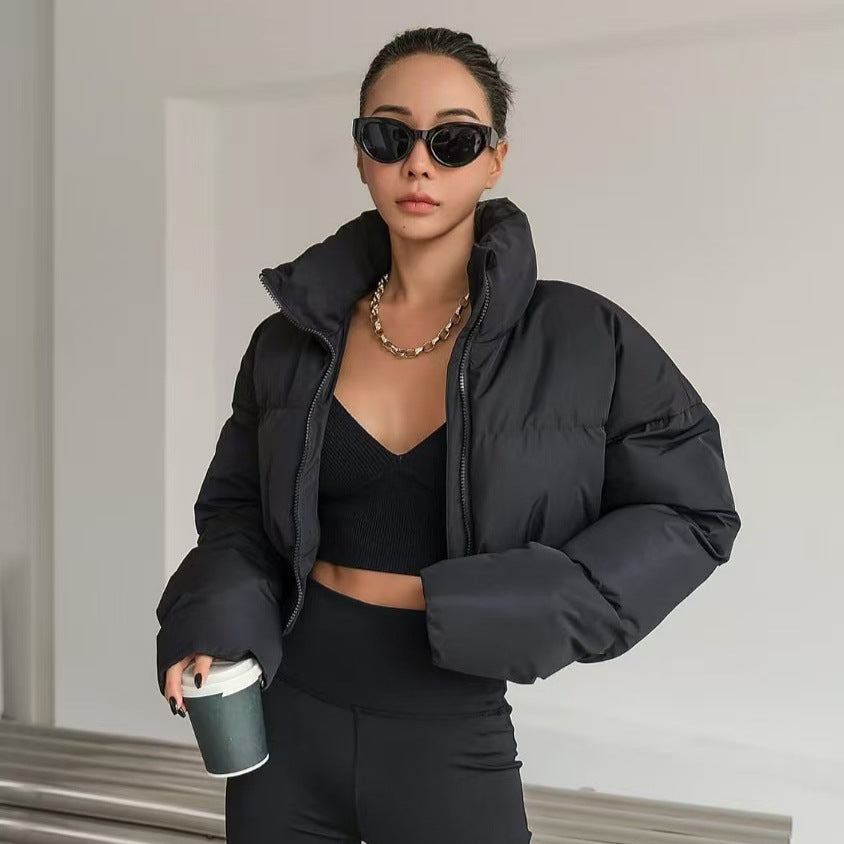Women's Classy Creative Comfortable Stitching Cotton Coats