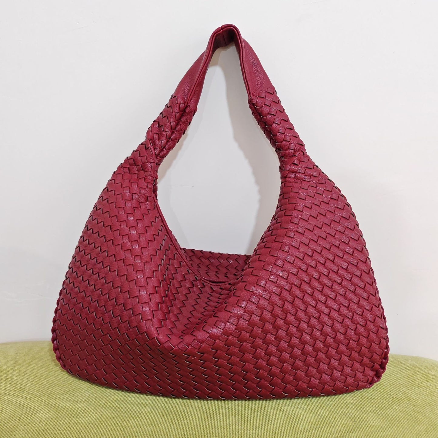 Durable Women's Woven Large Capacity Korean Armpit Bags