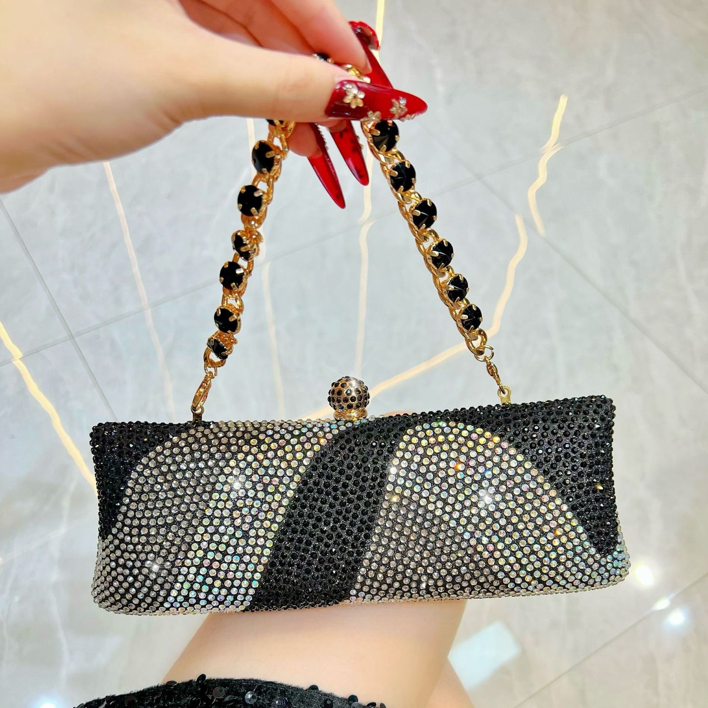 Versatile Horizontal Clutch Banquet Affordable Luxury Evening Bags