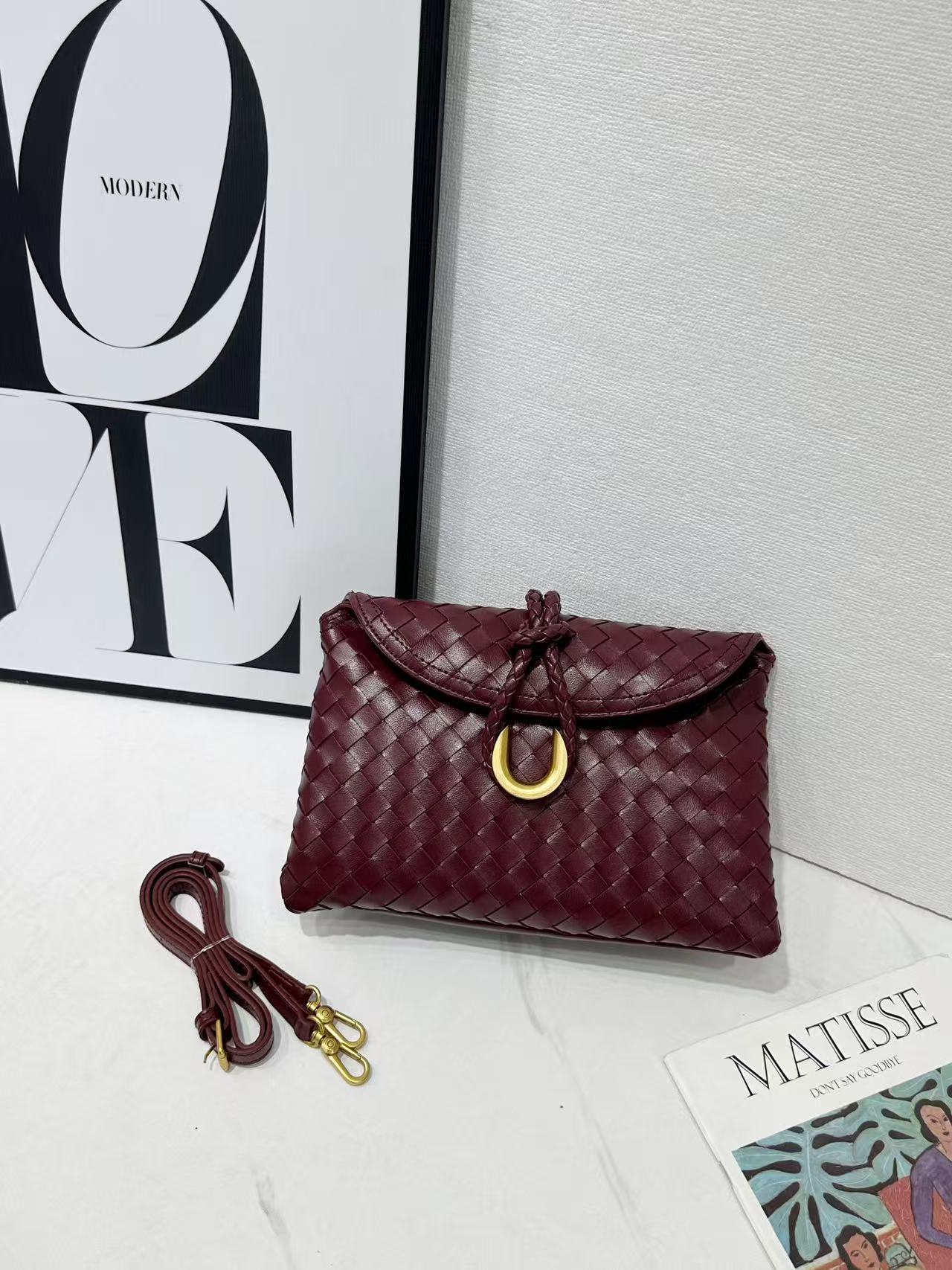 Casual Beautiful Classic Woven Dinner Envelope Small Square Bags