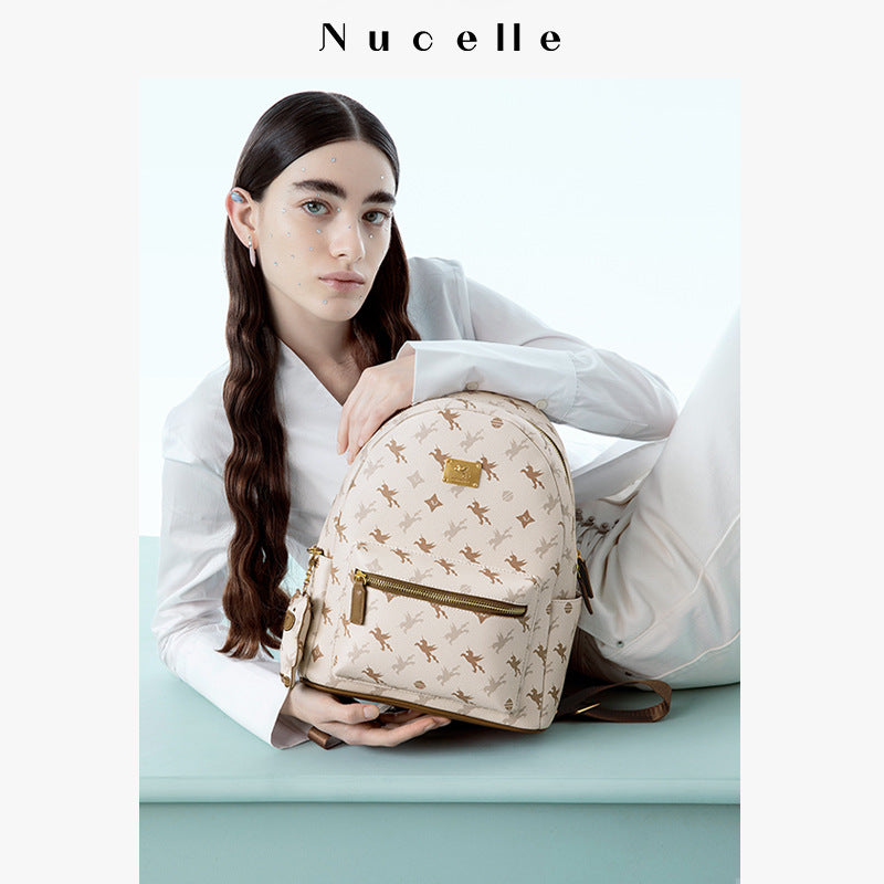 Domestic Foreign Orange College High-grade Waterproof Backpacks