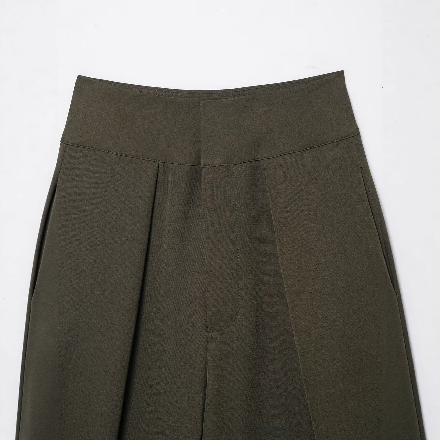 Autumn High Waist Pleated Balloon Style Pants