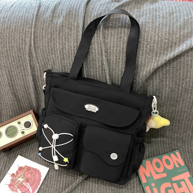 Cute Style Fresh Campus Class Portable Tuition Men's Messenger Bags