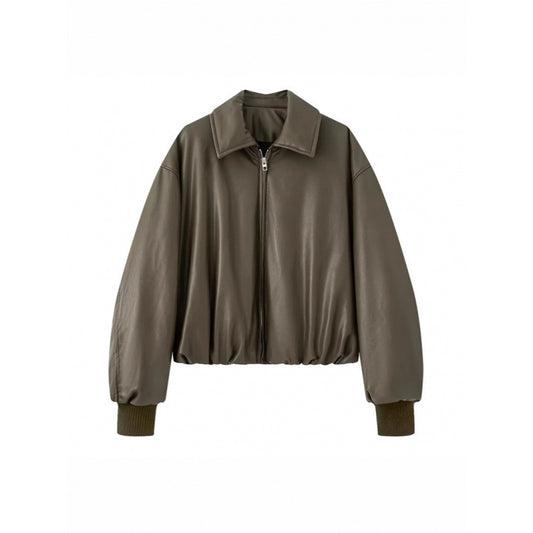 Women's Protein Leather Thickened Warm Cotton Clothing