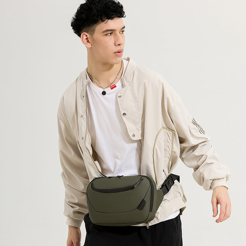 Men's Water Repellent Large Capacity Daily Commute Men's Chest Bags
