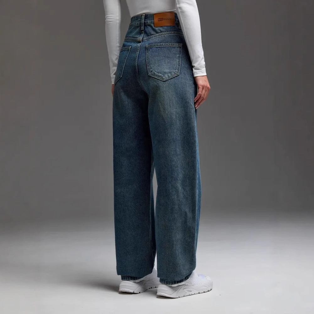 Women's Creative Attractive Beautiful Russian Mop Jeans