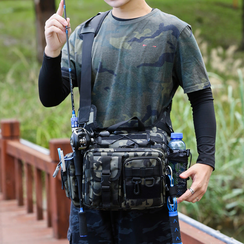 Men's Lure Large Capacity Dedicated Fishing Camouflage Sports Backpacks