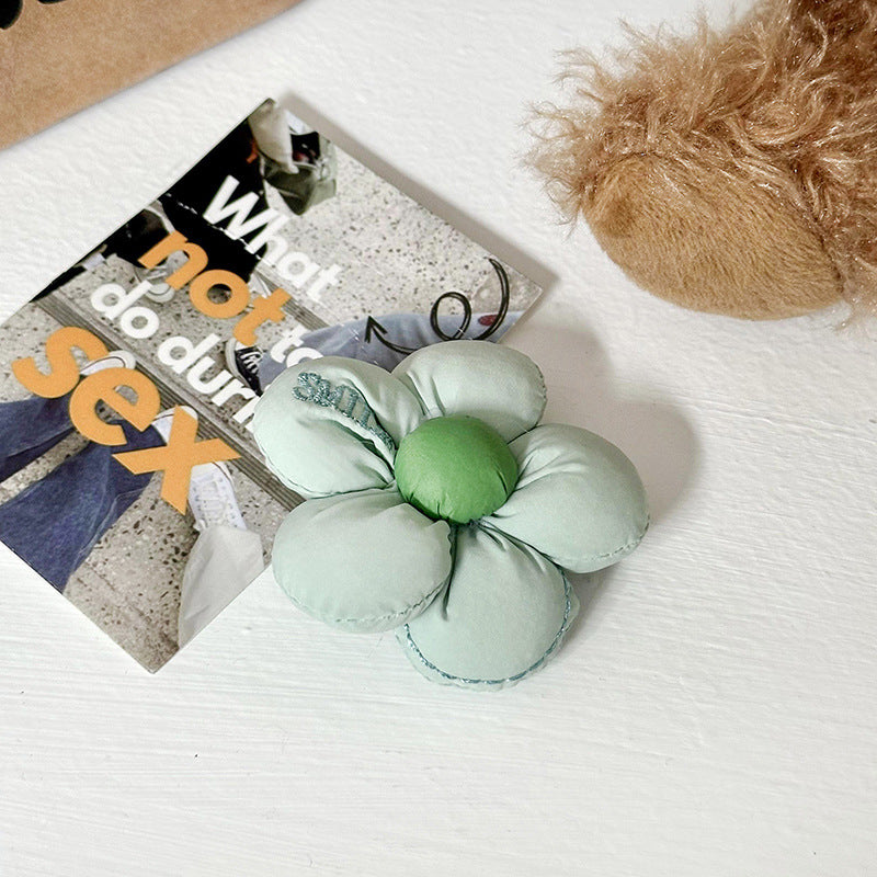 Women's Flower Cartoon Knitted Woven Large Capacity Handbags