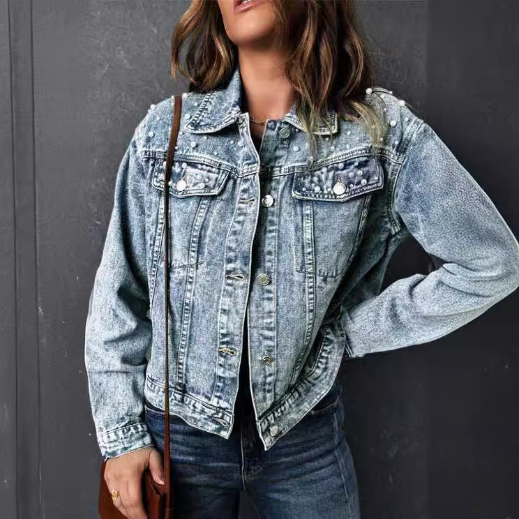 Women's Popular Attractive Denim Loose Casual Jackets