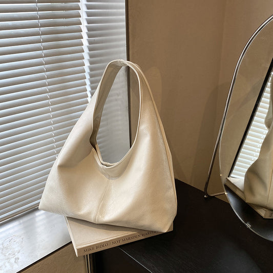 Women's Large Capacity High-grade Retro Textured Underarm Shoulder Bags