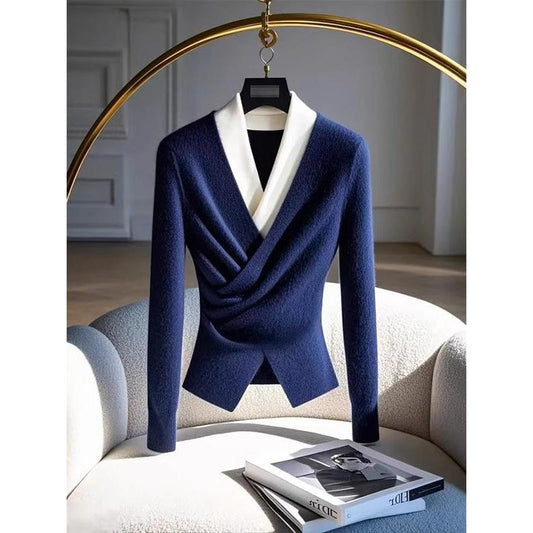 Women's High Sense Lightly Mature Design Long Sweaters