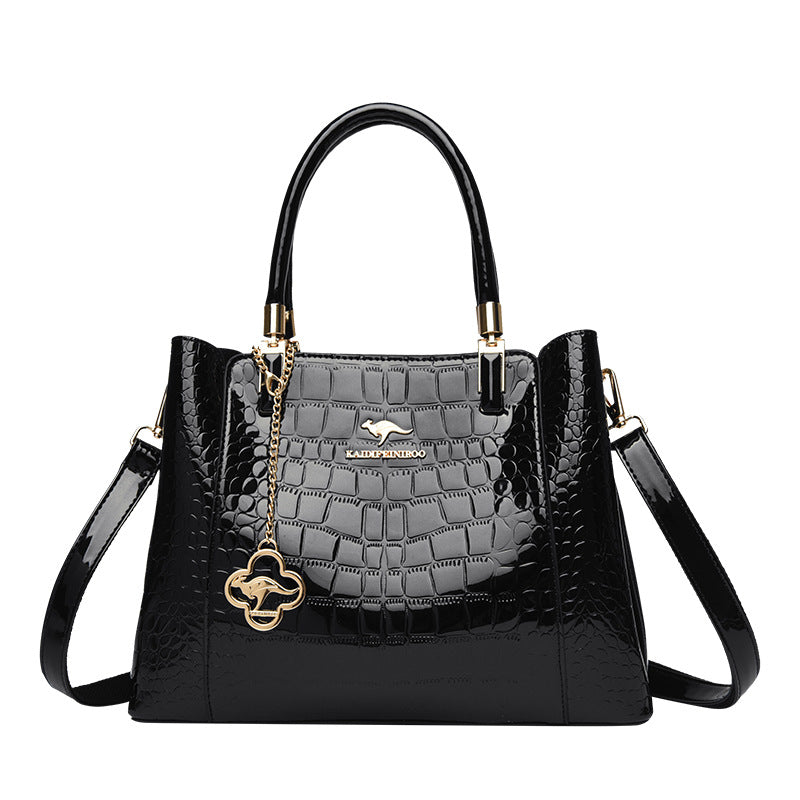 Attractive Cool Women's Patent Leather Glossy Handbags