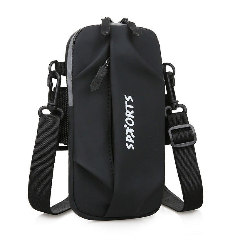 Men's Fashion Mobile Vertical Design Solid Color Phone Bags
