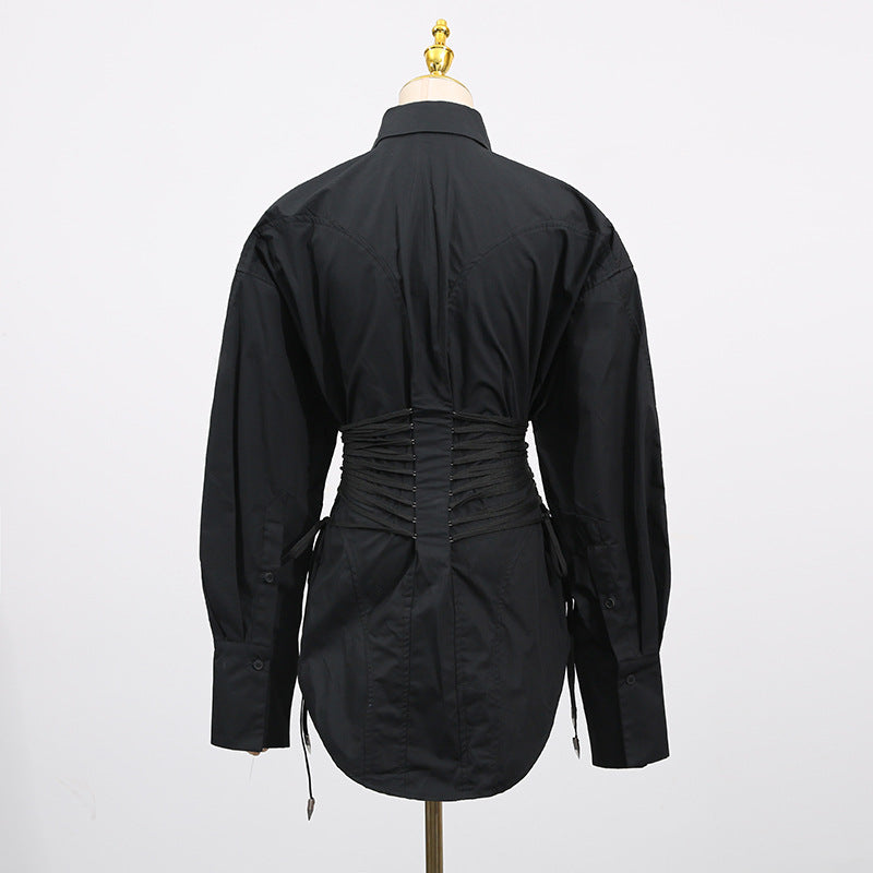 Women's Fashion Casual Shirt Autumn Slimming High-grade Blouses