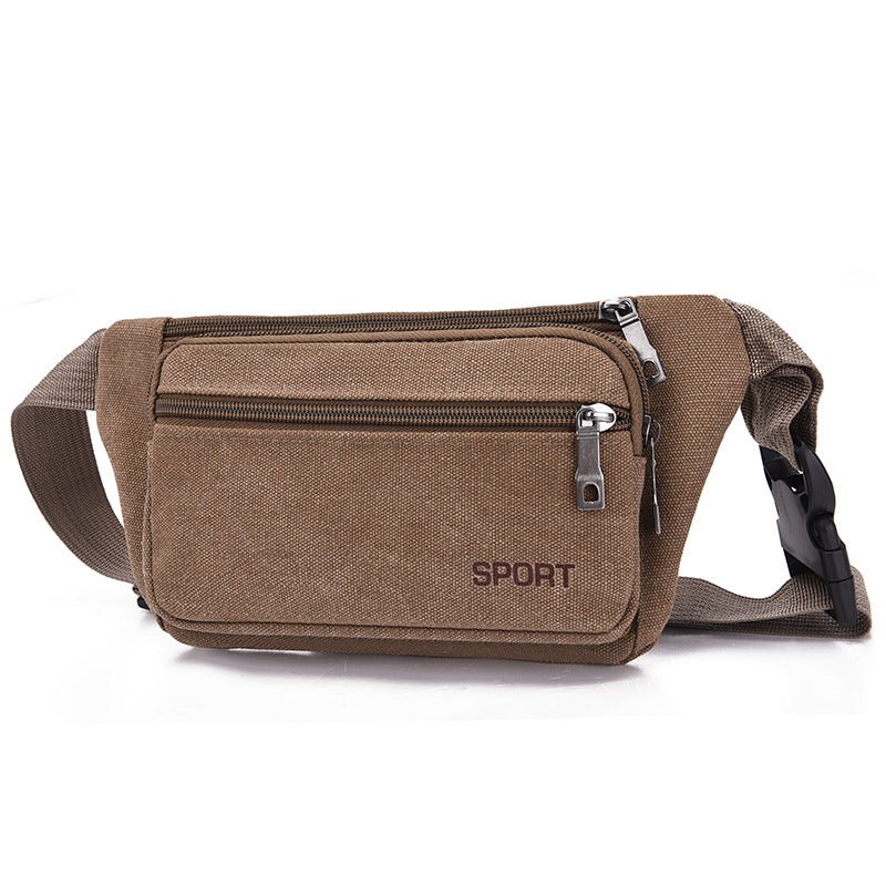 Canvas Fashion Construction Site Work Checkout Men's Waist Packs