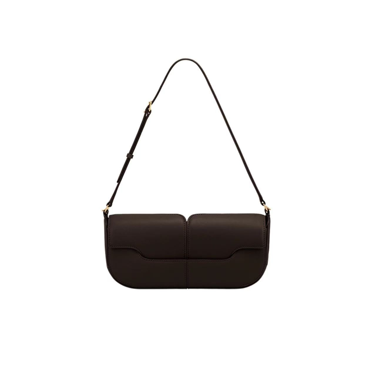 Women's Baguette Niche Designer Leather Retro Smooth Crossbody Bags