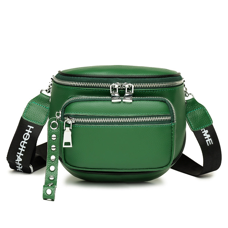 Women's Saddle Niche High-grade First Layer Cowhide Crossbody Bags